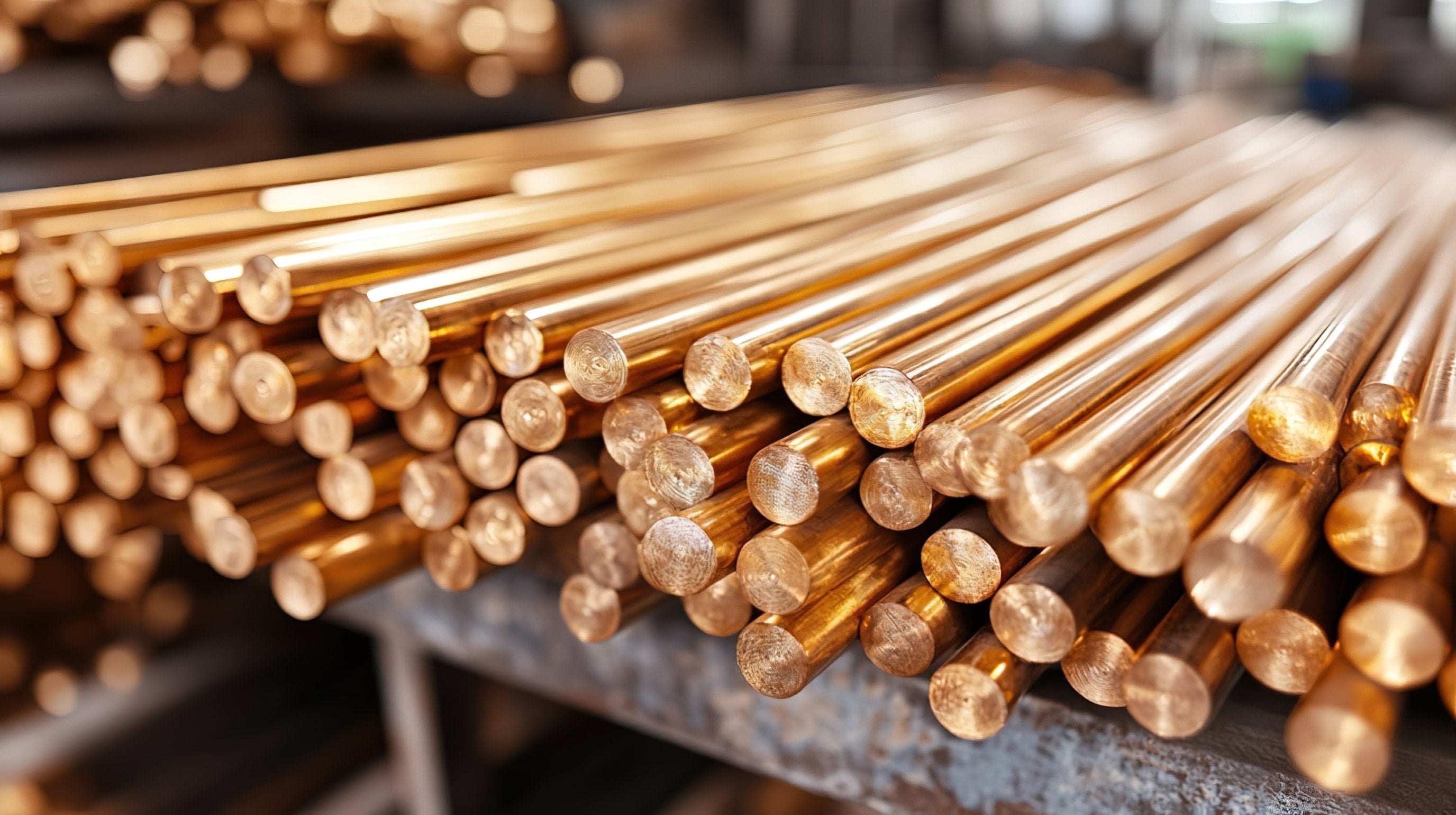 Brass Bronze and Copper Rods