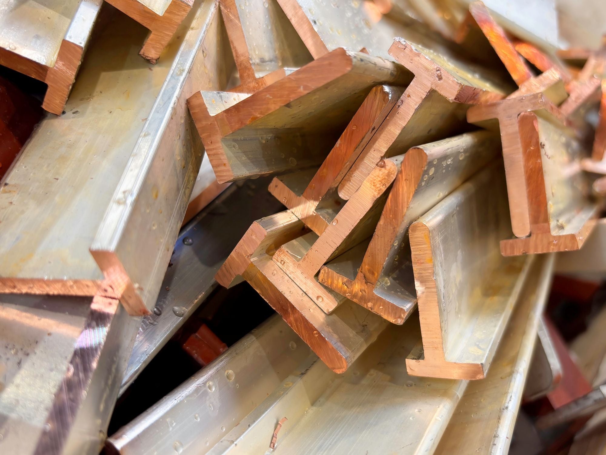 Brass Tee Bars for Construction