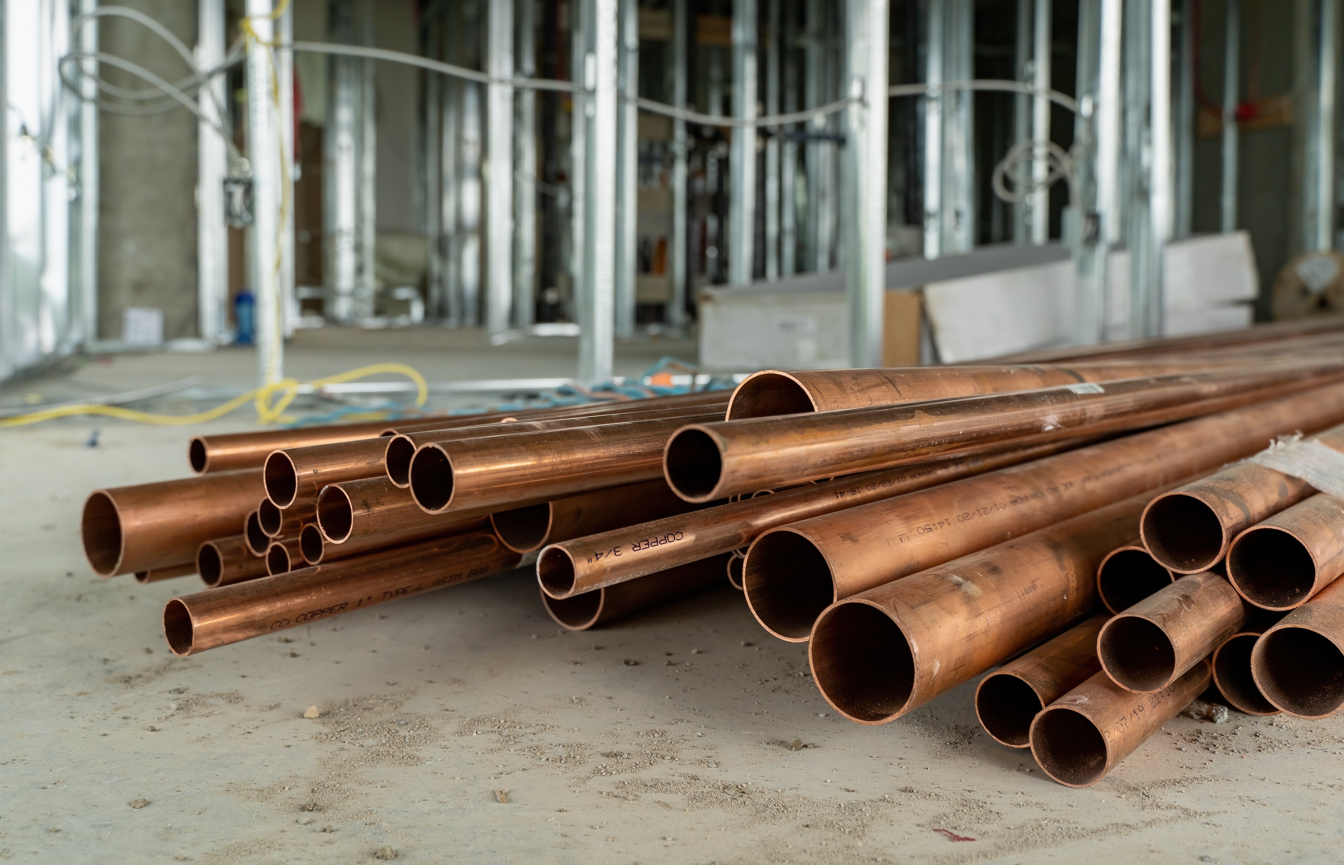 Copper Tubes and Pipes for Construction