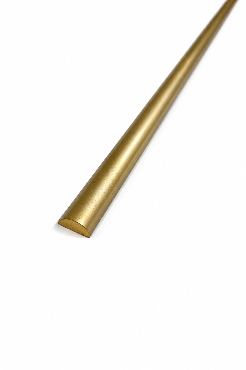 A360 Brass Half Round Rod